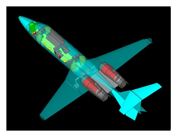 3ds lear 60-xr - Lear_60-XR.sat, .dwg, .3dm, .3ds, .dxf(zip) by RodgerSaintJohn